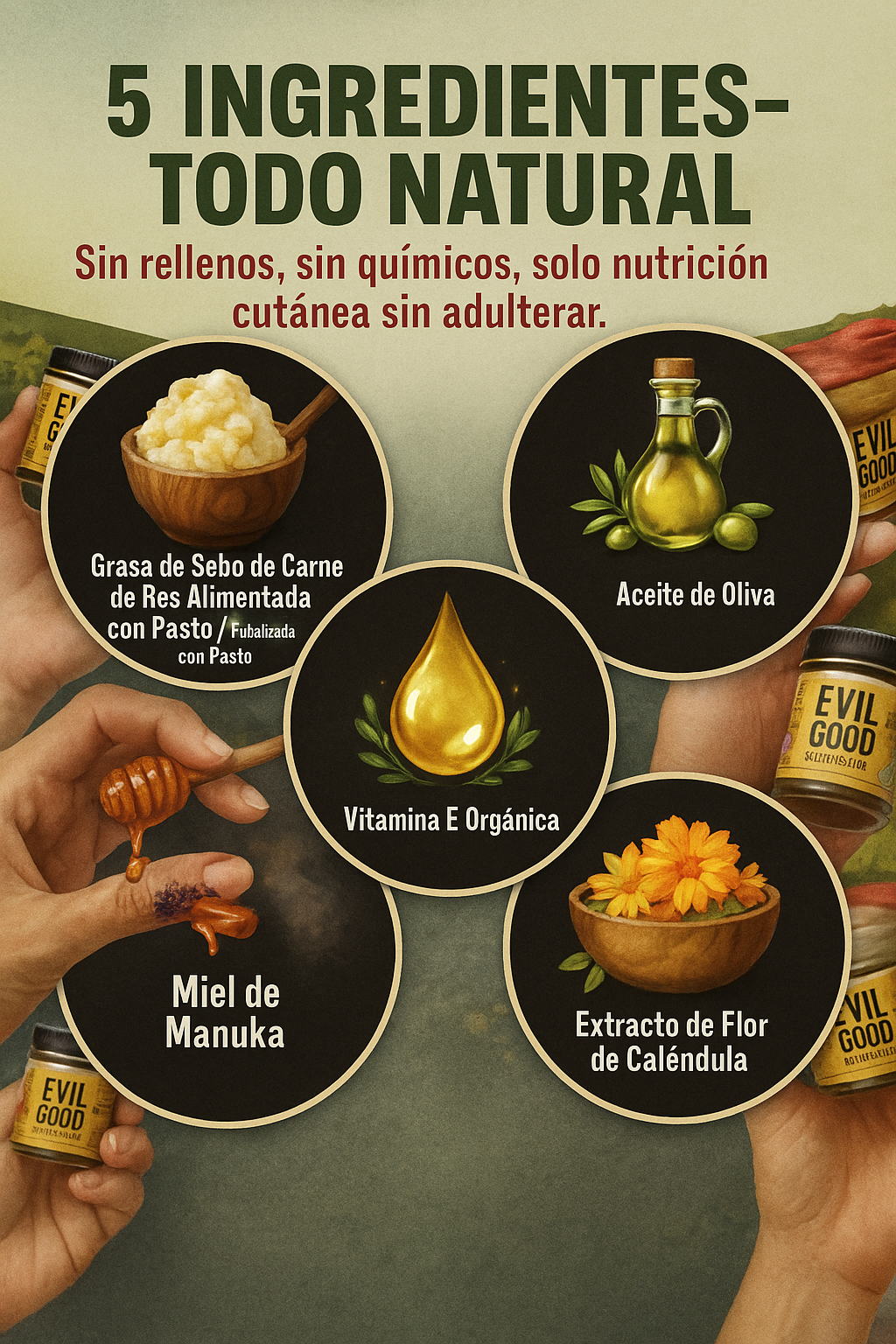 EVIL GOODS - Transforma tu piel seca