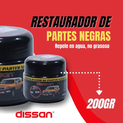 RESTAURADOR DE PARTES NEGRAS QUE ACTÚA AL INSTANTE