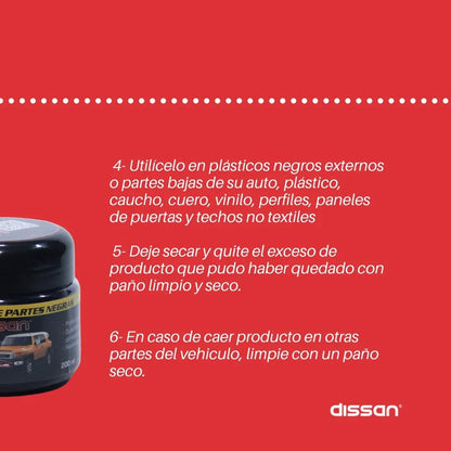 RESTAURADOR DE PARTES NEGRAS QUE ACTÚA AL INSTANTE